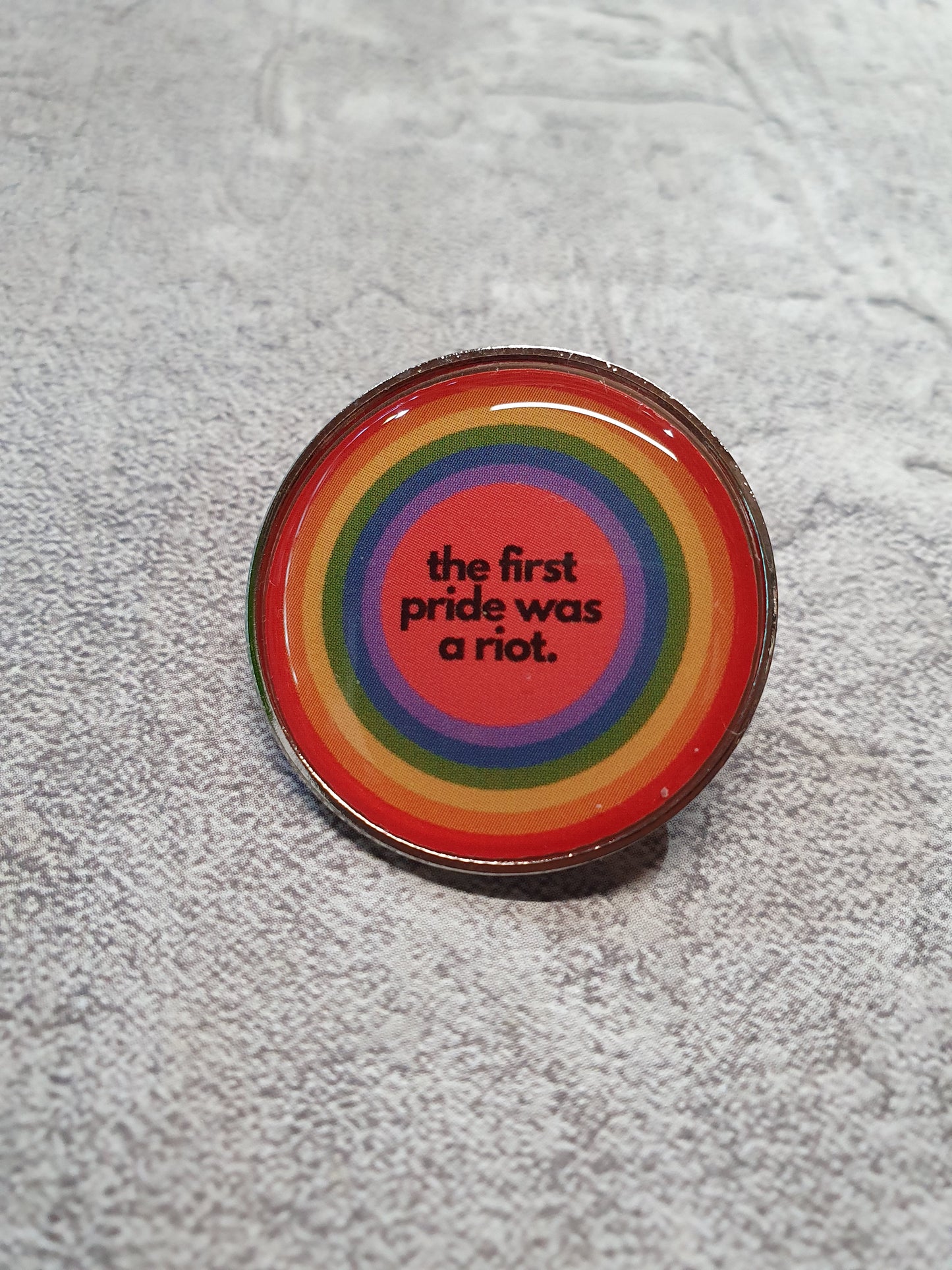 Pride Riot pin