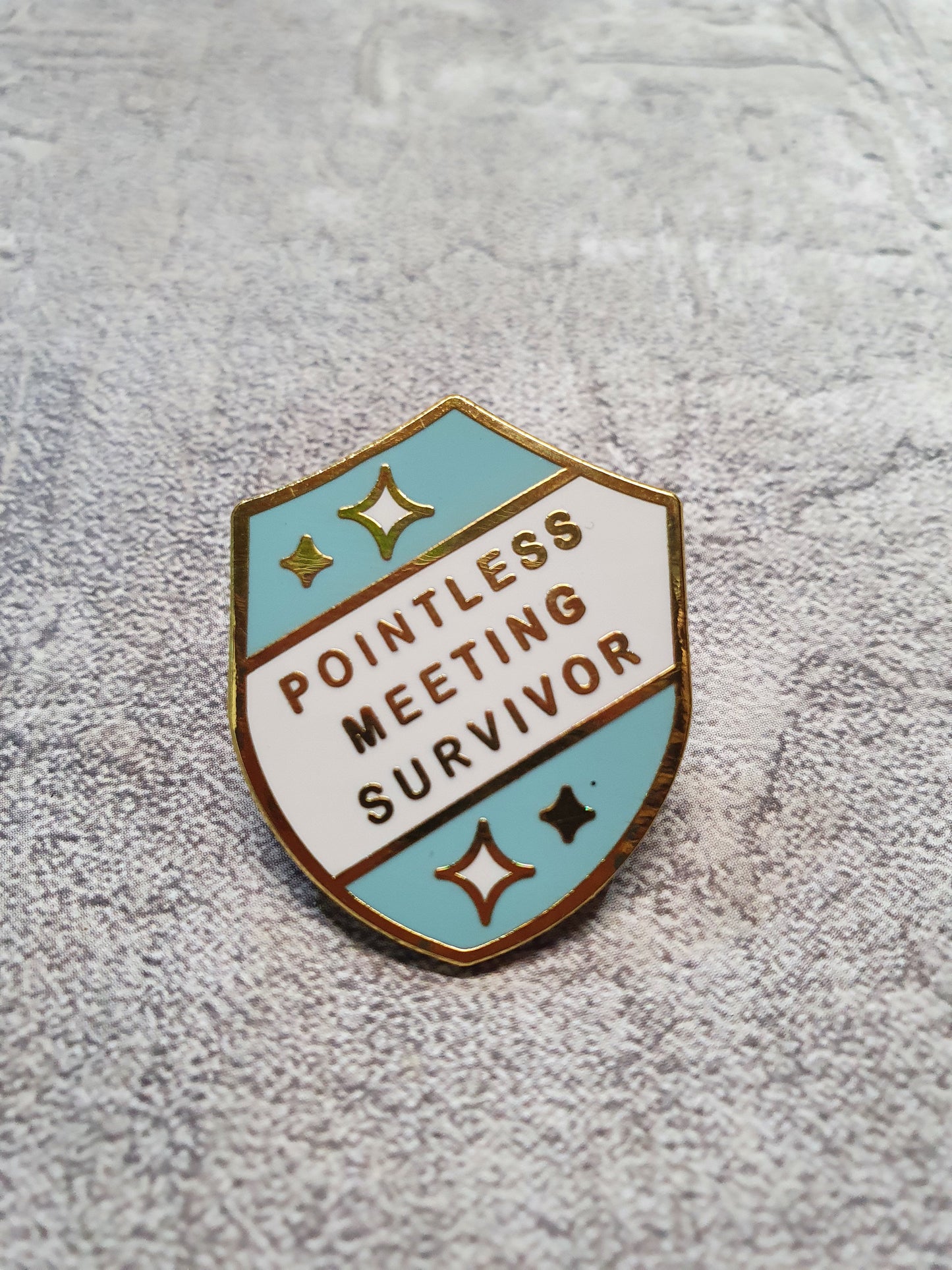 Pointless Meeting Pin
