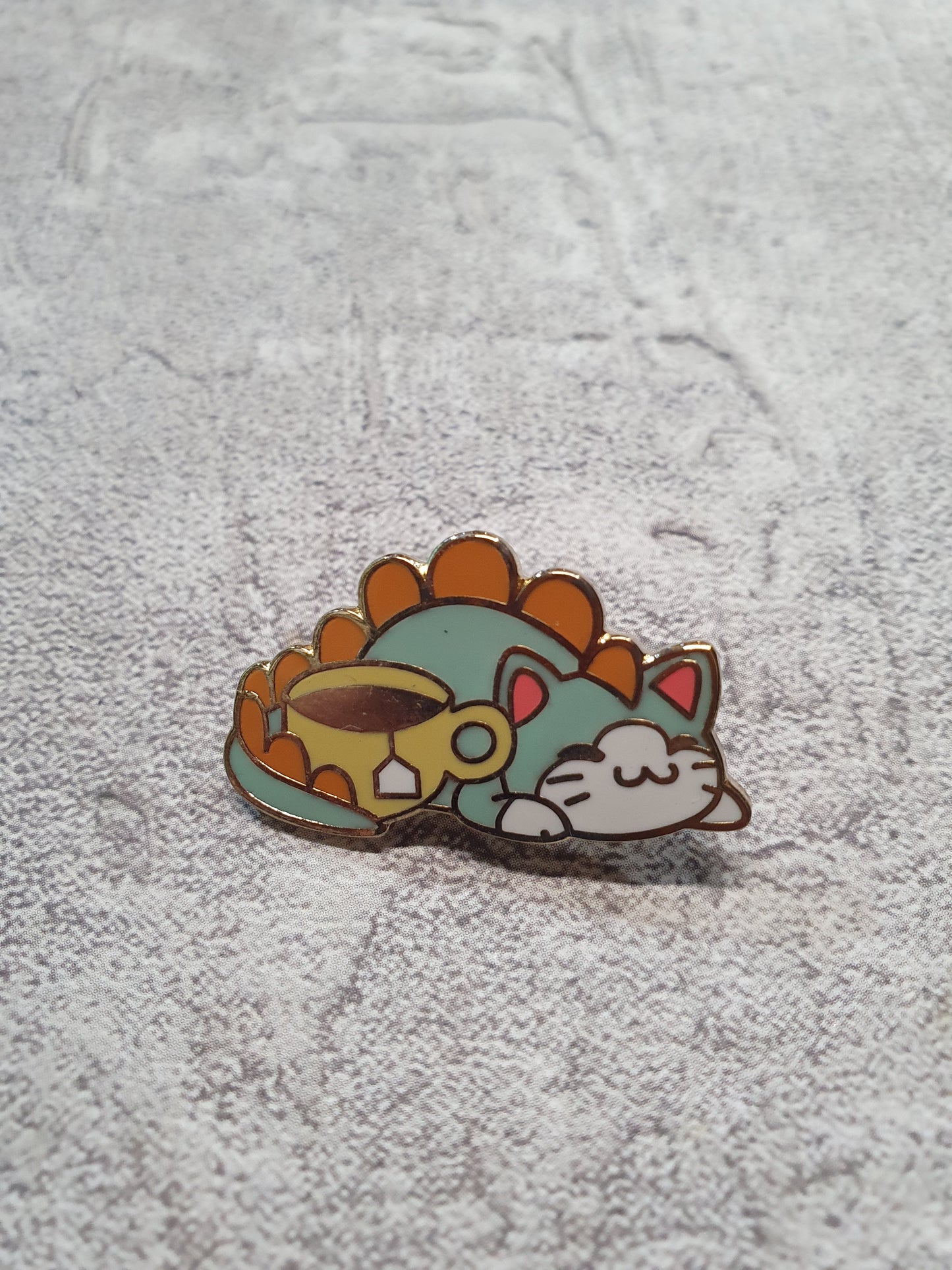 Dino Kitty Pin