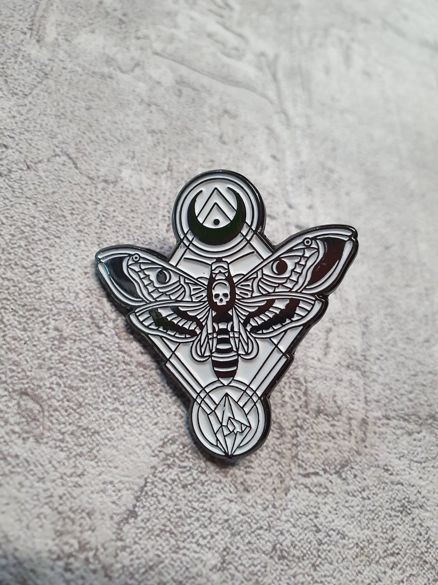 Death Head Moth Pin