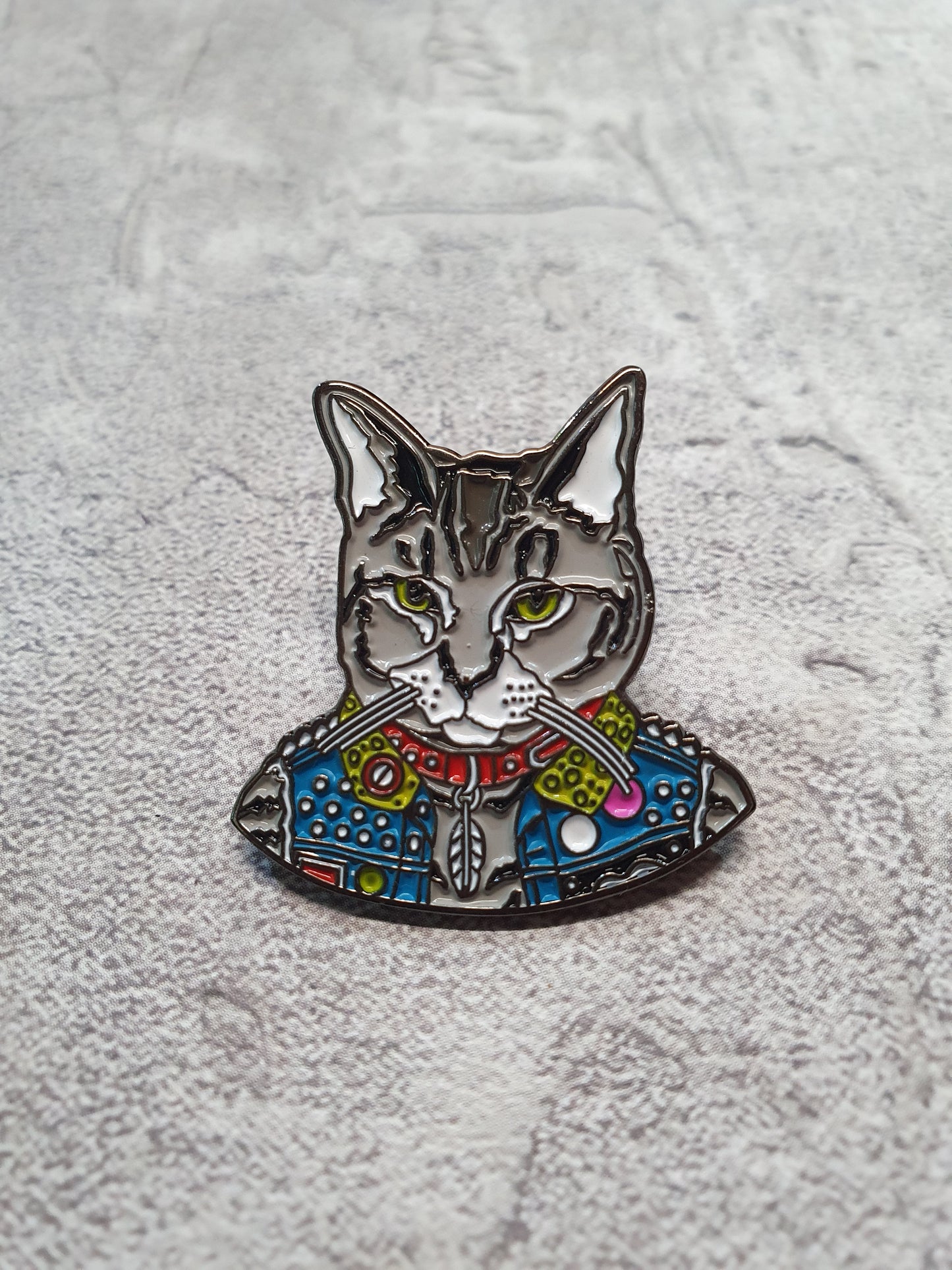 Punk Kitty Pin