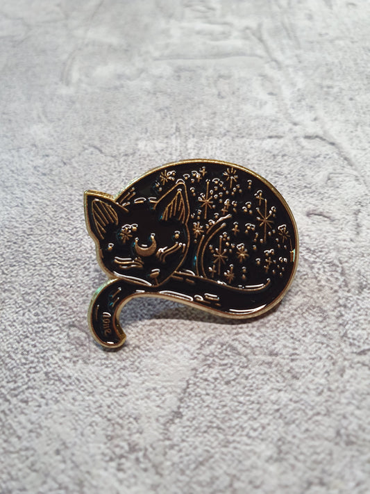 Celestial Cat Pin